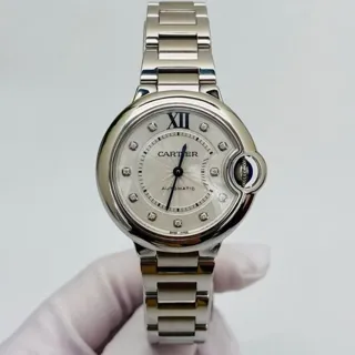 Cartier Ballon Bleu 36mm WE902075 36mm Stainless steel Silver