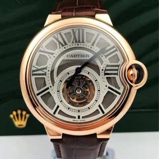 Cartier Ballon Bleu W6920001 46mm Rose gold Gray