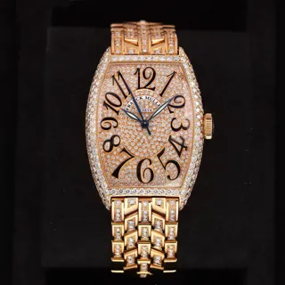 Franck Muller Cintree Curvex 5850 SC D CD SUNSET BH 5N 32mm Rose gold