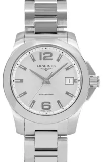 Longines Conquest L3.377.4.76.6 34mm Stainless steel Silver