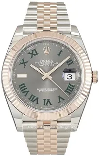 Rolex Datejust 126331-0016 Rose gold and Oystersteel Gray