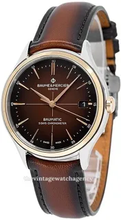 Baume & Mercier Clifton M0A10713 brushed/polished steel brown