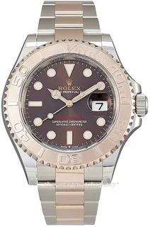 Rolex Yacht-Master 126621-0001 40mm Rose gold and Oystersteel Brown