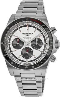 Longines Conquest L38354726 42mm Brushed/polished steel Silver