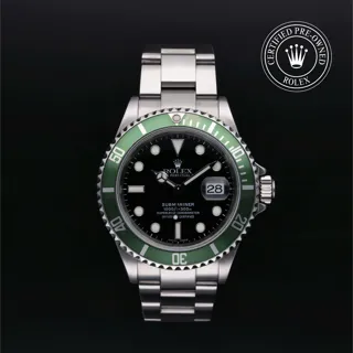 Rolex Submariner Date 16610 T Stainless steel Black