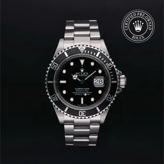 Rolex Submariner Date 16610 40mm Stainless steel Black