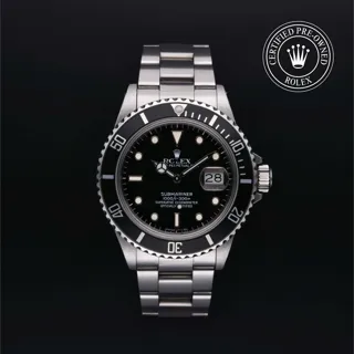 Rolex Submariner 16800 40mm Stainless steel Black