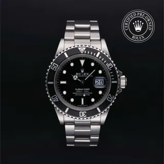 Rolex Submariner 16800 40mm Stainless steel Black