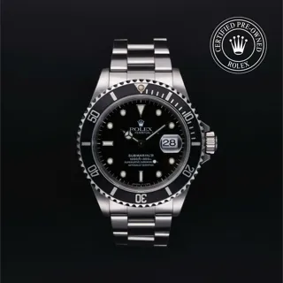 Rolex Submariner Date 16610 40mm Stainless steel Black