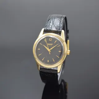 Tissot 14k yellow gold Black