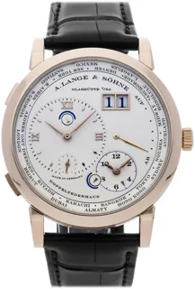 A. Lange & Söhne Lange 1 Time Zone 116.050 Yellow gold Silver