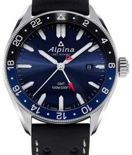 Alpina Alpiner AL-247NB4E6 42mm Stainless steel Blue