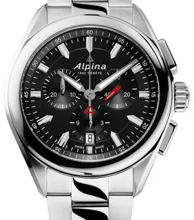 Alpina Alpiner AL-373BB4E6B 42mm Stainless steel Black