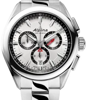 Alpina Alpiner AL-373SB4E6B 42mm Stainless steel Silver