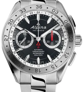 Alpina Alpiner AL-860DGS5AQ6B 45mm Stainless steel Gray