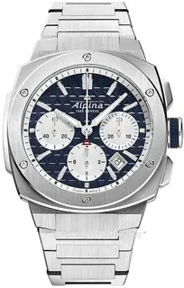 Alpina Alpiner AL-730NS4AE6B Brushed/polished steel Blue