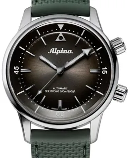 Alpina Seastrong AL-520GR4H6 42mm Stainless steel Green and Gray