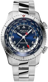 Alpina Startimer AL-255N4S26B Stainless steel Blue