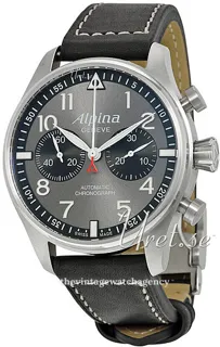 Alpina Startimer AL-860GB4S6 brushed/polished steel Gray