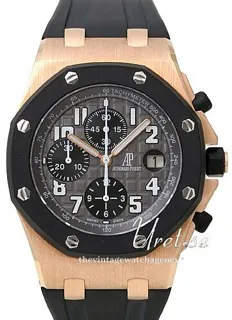 Audemars Piguet Royal Oak Offshore 25940OK.OO.D002CA.01 42mm Rose gold and Rubber Gray