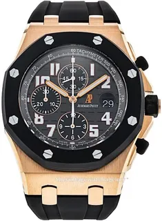 Audemars Piguet Royal Oak Offshore 25940OK.OO.D002CA.02 44mm Rose gold and Rubber Gray