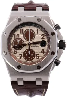 Audemars Piguet Royal Oak Offshore 26470ST.OO.A801CR.01 42mm Ceramic and Stainless steel Beige