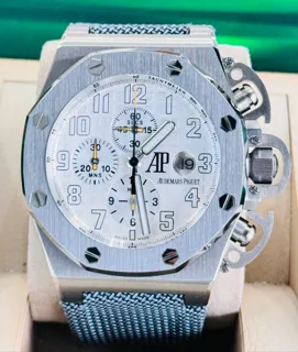 Audemars Piguet Royal Oak Offshore Chronograph 25863TI.OO.A08CU.01 48mm Titanium White