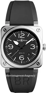 Bell & Ross Instruments BR0392-BLC-ST Stainless steel Black