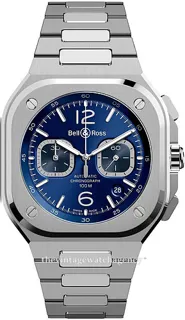 Bell & Ross Urban BR05C-BU-ST/SST Stainless steel Blue