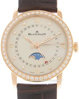 Blancpain Quantième Phases de Lune 6126-2987-55A 18k rose gold White