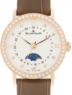 Blancpain Villeret 6106-2987-55A 18k rose gold White