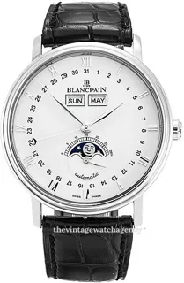 Blancpain Villeret 6263-1127-55A brushed/polished steel White