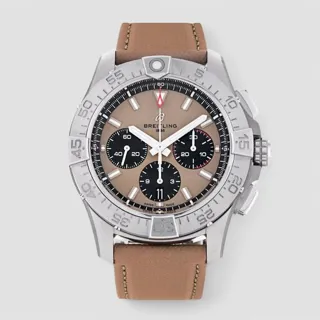 Breitling Avenger AB0147101A1A1 44mm Stainless steel Beige