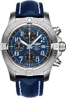 Breitling Avenger A24315101C1X3 45mm Stainless steel Blue