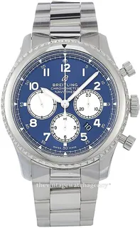 Breitling Aviator 8 AB0117131C1A1 Stainless steel Blue