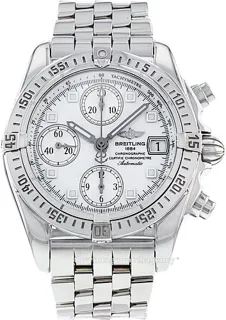 Breitling Chrono Cockpit A13357-WHITE Stainless steel White