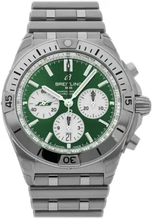 Breitling Chronomat B01 AB01342B1L5A1 42mm Stainless steel Green