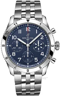 Breitling Classic AVI A233801A1C1A1 Stainless steel Blue and Green