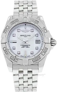 Breitling Galactic 32 A71356L2/A708/367A 32mm Brushed/polished steel White