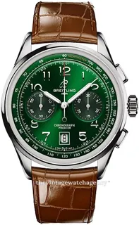 Breitling Premier AB0145371L1P1 Stainless steel Green