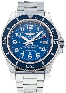 Breitling Superocean A17365D11C1A1 Stainless steel Blue