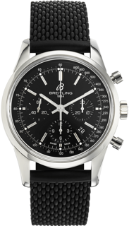 Breitling Transocean Chronograph AB0152 43mm Stainless steel Black