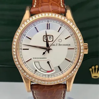 Carl F. Bucherer Manero 00.10905.03.13.11 40mm Rose gold White