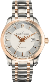 Carl F. Bucherer Manero AutoDate 10915.07.13.21 Rose gold and Stainless steel Silver