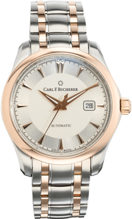 Carl F. Bucherer Manero AutoDate 10915.07.13.21 Rose gold and Stainless steel Silver