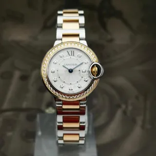 Cartier Ballon Bleu 28mm W3BB0009 28mm Yellow gold and Stainless steel Silver