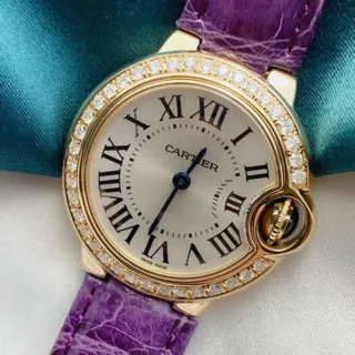 Cartier Ballon Bleu 28mm W6900156 28mm Yellow gold