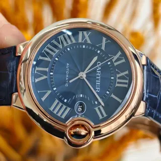 Cartier Ballon Bleu de Cartier WGBB0036 42mm Rose gold Blue