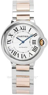 Cartier Ballon Bleu W6920047 Yellow gold and Stainless steel Silver