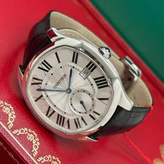 Cartier Drive de Cartier 3930 41mm Stainless steel White